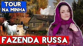 COMO É A FAZENDA RUSSA DA MINHA FAMILIA | PASSEIO NUMA CASA CAIPIRA TRADICIONAL RUSSA