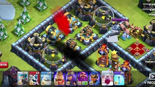 Clash of clans kış mücadelesi çok basit 3 yıldız almak