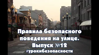 Правила безопасного поведения на улице. Выпуск №12. Проект "Уроки безопасности". Мурманск 2019