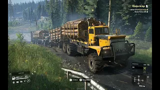 SnowRunner | Phase 3 | Pacific Logging Roadtrain (DLC Mod)