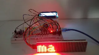 ESP8266 MAX7219 clock