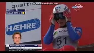 Rekord Świata w skokach narciarskich 251,5m!! Andersa Fannemela