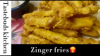 ZINGER FRIES | EASY , QUICK AND TASTY POTATO FRIES RECIPE IS HERE |