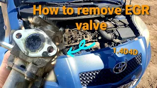 How to change EGR valve on TOYOTA Yaris