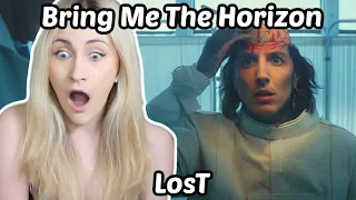 Basic White Girl Reacts To Bring Me The Horizon - LosT *im so scared*