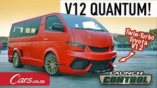 Twin-turbo V12 Toyota Quantum! Is this the world's Maddest Minibus Taxi?
