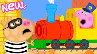 Peppa Pig Tales 🚂 The Great Train Robbery 💰 BRAND NEW Peppa Pig Episodes