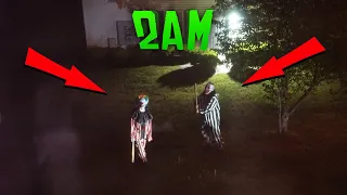 STALKER KILLER CLOWNS STAND OUTSIDE MY HOUSE AT 2AM!