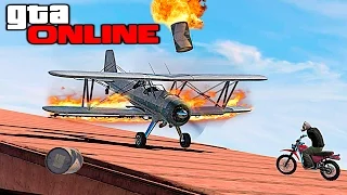 ЛЕТИ ИЛИ УМРИ НА ГОРЯЩЕМ САМОЛЕТЕ В GTA 5 ONLINE #292