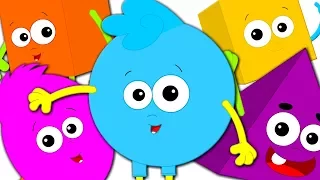 Kids Nursery Rhymes - Shapes Song Learn Shapes Kids Songs Baby Rhymes