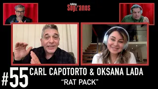 Talking Sopranos #55 w/Oksana Lada (Irina Peltsin) and Carl Capotorto (Little Paulie) "Rat Pack"