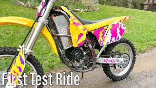 First Test Ride on the - Home Made 6 Speed Electric Dirt Bike - Part 6