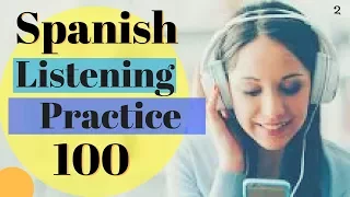 Learn Spanish  100 Common Words In Context Improve Spanish Listening // Audio English/Spanish