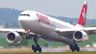 1 HOUR of NONSTOP springtime ACTION 2023 - Zurich Airport Pane Spotting | 4K