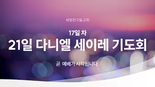 2022년 11월 16일 17일차 21일 다니엘 세이레 기도회