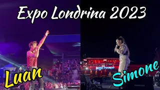 Expo Londrina 2023 Luan Santana expolondrina 2023 com Simone Mendes na expo Londrina 2023 Luan City