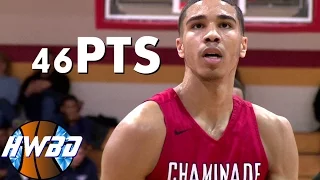 Duke Commit Jayson Tatum Drops 46 POINTS Against Huntington Prep | #1 SF in America