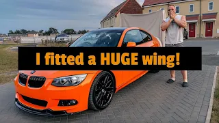 How to fit a BMW GTS wing in 10 minutes!