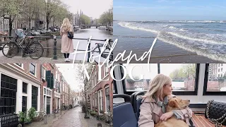 HOLLAND VLOG | Exploring Amsterdam, Zandvoort & Haarlem | theglazedblonde