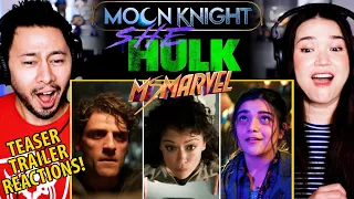 MOON KNIGHT, SHE-HULK, MS. MARVEL, DISNEY+ DAY Teaser Trailers Reaction | Jaby Koay & Achara Kirk