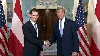 Secretary Kerry Welcomes Austrian Foreign Minister Kurz