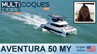 AVENTURA 50 MY Powercat Catamaran - Boat Review Teaser - Multihulls World