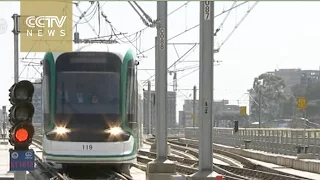 Chinese-built light rail in Ethiopia changes lives