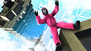 GTA 5 SQUID GAME Guard • Parkour Fails 2 (No godmode)