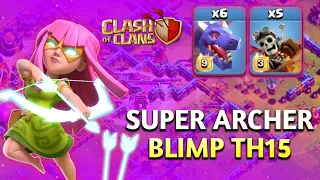 Th15  Attack Strategy | Hydra with Super Archers Blimp | Clash of Clans
