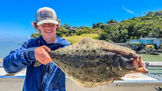 Multi Species Day Halibut Fishing From A Pier | Bay Area Fishing