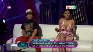 Salfate presentó la verdadera historia de "La bella durmiente"