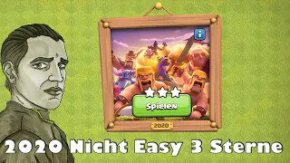 10 JAHRE JUBILÄUM CHALLENGE 2020 NICHT EASY 3 STERNE - CLASH OF CLANS