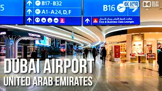 Dubai Airport (DXB), Terminal 1-3 - 🇦🇪 United Arab Emirates [4K HDR] Walking Tour