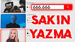 YOUTUBE'da ASLA ARATMAMANIZ GEREKEN ŞEYLER! 😱 #2