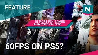 MORE PS5 Backward compatibility testing - 10 games tested - which games hit 60fps?!