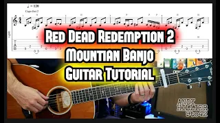 Red Dead Redemption 2 Mountain Banjo Guitar Tutorial Lesson