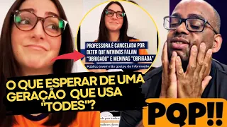 Professora do ES é “CANCEL4DA” PELA MlLlTANCIA DA ESQUERDA por ensinar regra de português