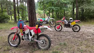 Enduro Classic - Trasa około 25km Honda CRE 250 | KTM EGS 300 #1