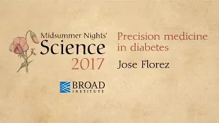 Midsummer Nights' Science: Precision medicine in diabetes (2017)