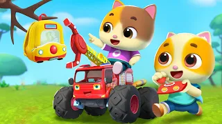 Firetruck Toy Song | Monster Truck | Fun Kids Song & Nursery Rhymes | MeowMi Family Show
