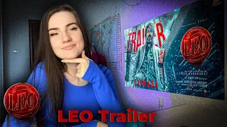 Russian Girl Reacts : LEO - Official Trailer (Kannada) | Thalapathy Vijay | Reaction
