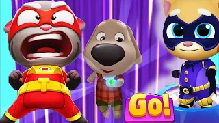 Talking Tom Hero Dash Saving Ben vs Run Mission - Talking Tom & Shadow Ginger Full Screen