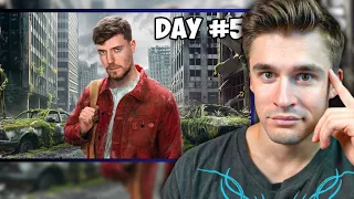 Ludwig Reacts To MrBeast Surviving 7 Days In An Abandoned City