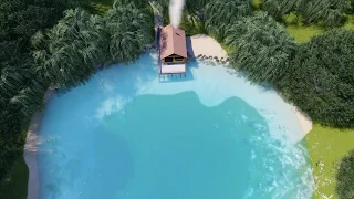Баня из Сруба 5х7 м | Обзор 3D Модели Проекта "У ОЗЕРА" 🏡