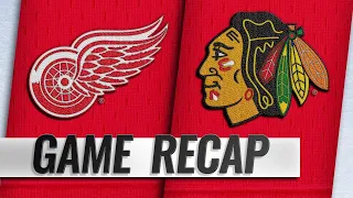 Kahun, Ward lead Blackhawks past Red Wings, 5-2