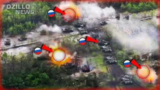 4 MINUTES AGO! Overwhelming superiority! Ukrainian army wipes Russian tanks off the map!