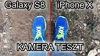 Kamera Teszt - iPhone X vs Galaxy S8