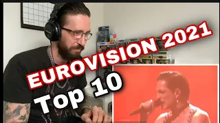 METALHEAD REACTS| EUROVISION 2021 - TOP 10!