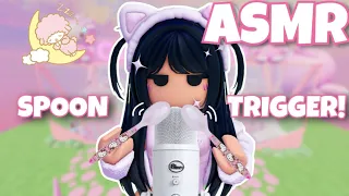 asmr roblox ♡ The SPOON trigger!! sanrio hello kitty obby 🎀 (brain melting~)