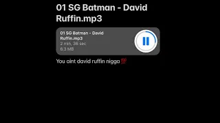 SG Batman - David Ruffin (Unreleased)